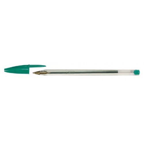 Bolígrafo bic cristal original, verde