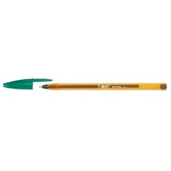Bolígrafo bic cristal original fine verde