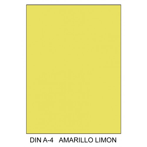 Cartulina canson iris, din a4, 185 grs/m². amarillo limón