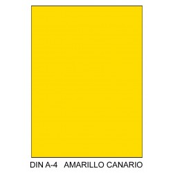 Cartulina canson iris en Din A-4 185 grs. color amarillo canario.