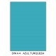 Cartulina canson iris, din a4, 185 grs/m². azul turquesa