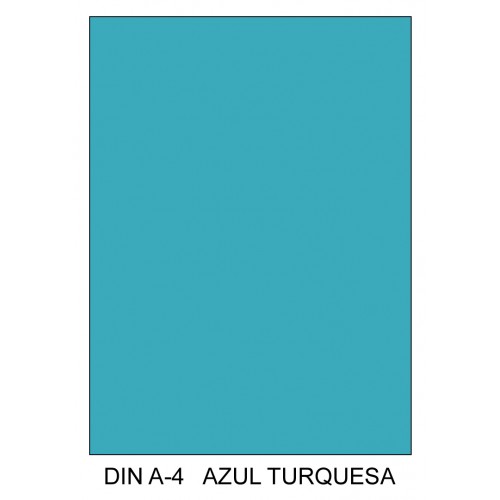 Cartulina canson iris, din a4, 185 grs/m². azul turquesa
