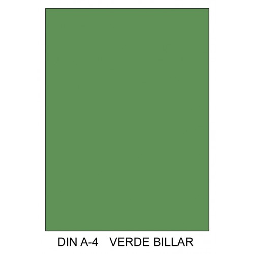 Cartulina canson iris, din a4, 185 grs/m². verde billar