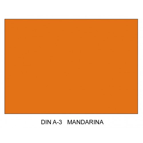 Cartulina canson iris, din a3, 185 grs/m². mandarina
