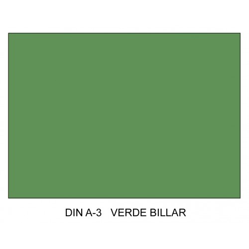 Cartulina canson iris, din a3, 185 grs/m². verde billar