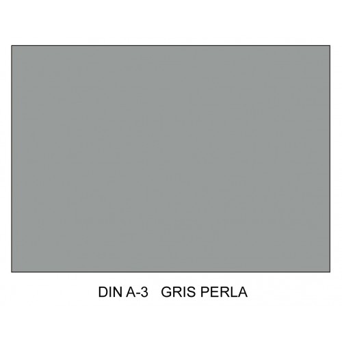Cartulina canson iris, din a3, 185 grs/m². gris perla