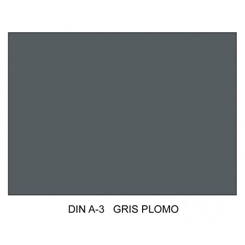 Cartulina canson iris, din a3, 185 grs/m². gris plomo