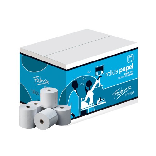 Rollo de papel electra fabrisa, 75x65x12 mm.