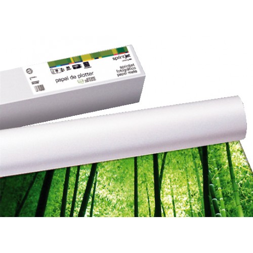 Rollo de papel para plotter fabrisa sprintjet fotográfico mate, 180 grs/m². 1067 mm. x 30 mts.