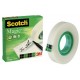 Cinta adhesiva invisible 3M scotch magic 810, 12 mm. x 33 mts.