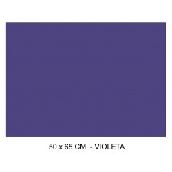 Cartulina canson iris en 50x65 cm. 185 grs. color violeta.