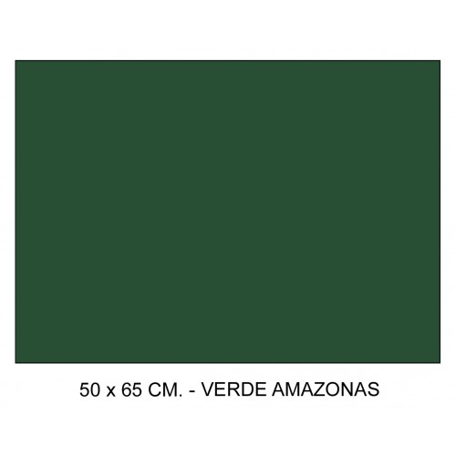 Cartulina canson iris, 50x65 cm. 185 grs/m². verde amazonas