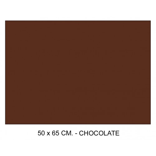 Cartulina canson iris, 50x65 cm. 185 grs/m². chocolate