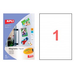 Papel magnético inkjet apli, din a4, blíster de 8 hojas