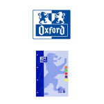 OXFORD ENCOLADOS EN FORMATO DIN A4, 80 HJ. 90 GRS/M². 5x5, S/M, COLORES SURTIDOS