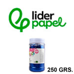 LIDERPAPEL, BOTES DE 250 GRS. COLORES METÁLICOS