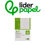 LOMO ENCOLADO, CON / SIN PERFORADO, CON TAPA LIDERPAPEL, FORMATOS VARIOS, 4x4 S/M.